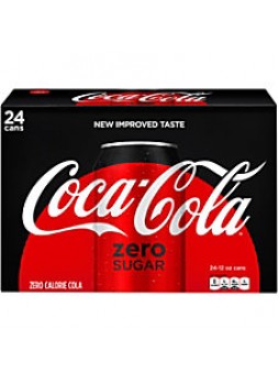 Coca Cola Zero, 12oz, Case of 24